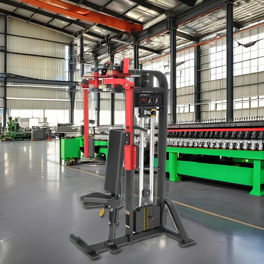Selectorized Steel Adjustable Multi-Function Durable Commercial Chest Fly Machine Gym Fitness Training 70kg Weight Stack 5-Year