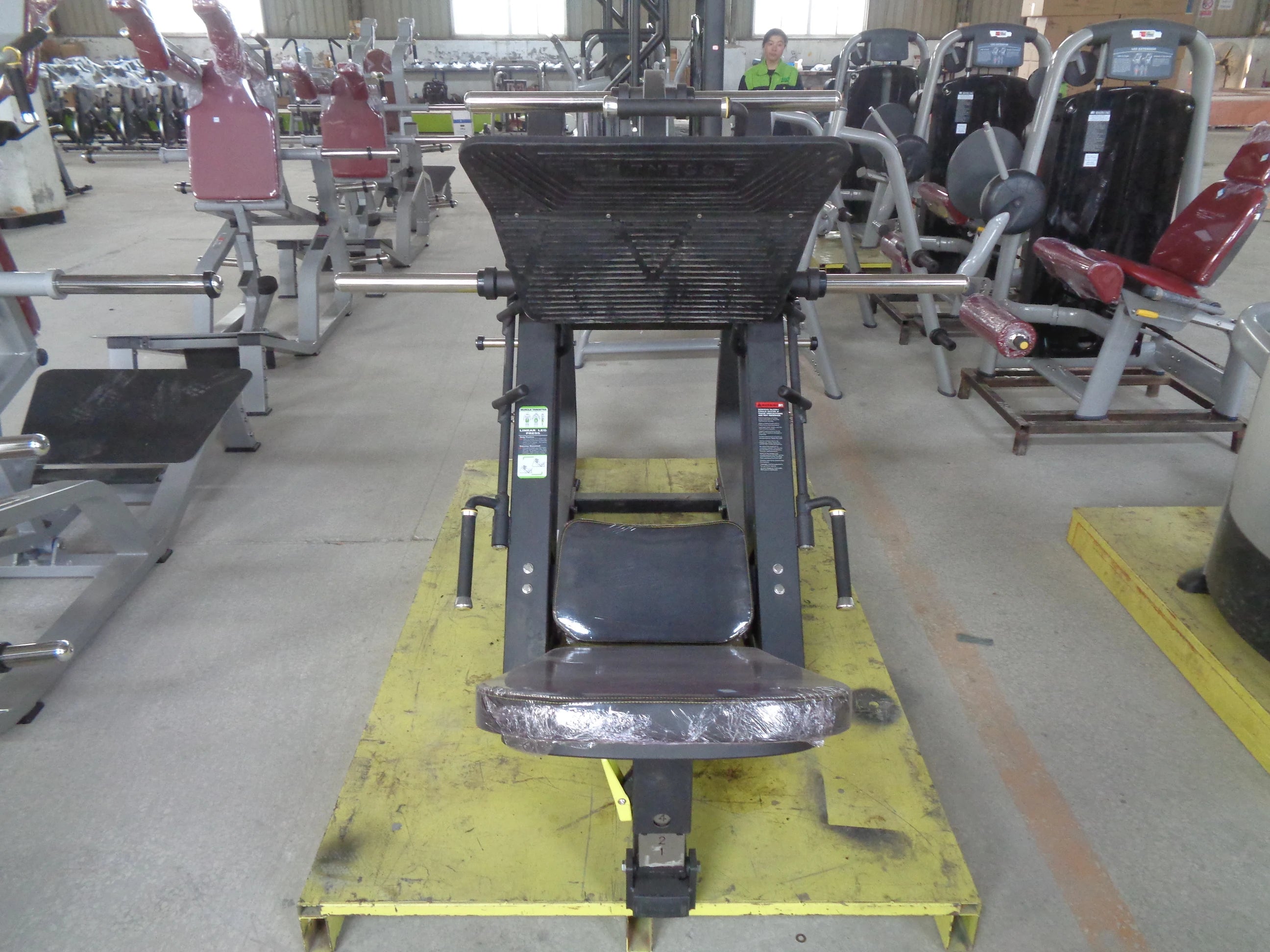 Wholesale Price 45 Degree Leg Press 3mm Thick Steel Tube Plate Loaded Multi-Function Gym Equipment for Workout Fitness Station