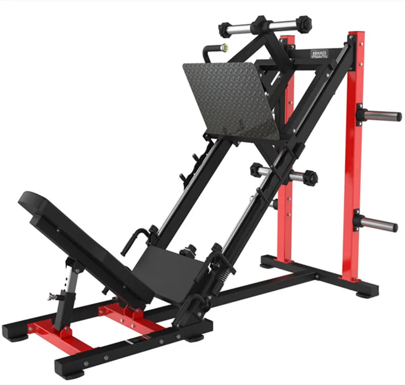 Strength Training Gym Fitness Leg Press Hack Squat Multi Functional 45 Degree Leg Press Machine for Bodybuilding