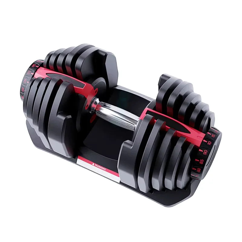24KG/40KG Free Weight Gym Equipment Home Gym Fitness Stainless Steel High Chromed Dumbbell Adjustable Dumbbells