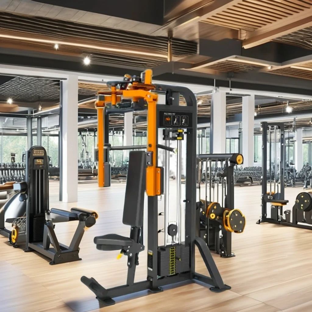 Selectorized Steel Adjustable Multi-Function Durable Commercial Chest Fly Machine Gym Fitness Training 70kg Weight Stack 5-Year