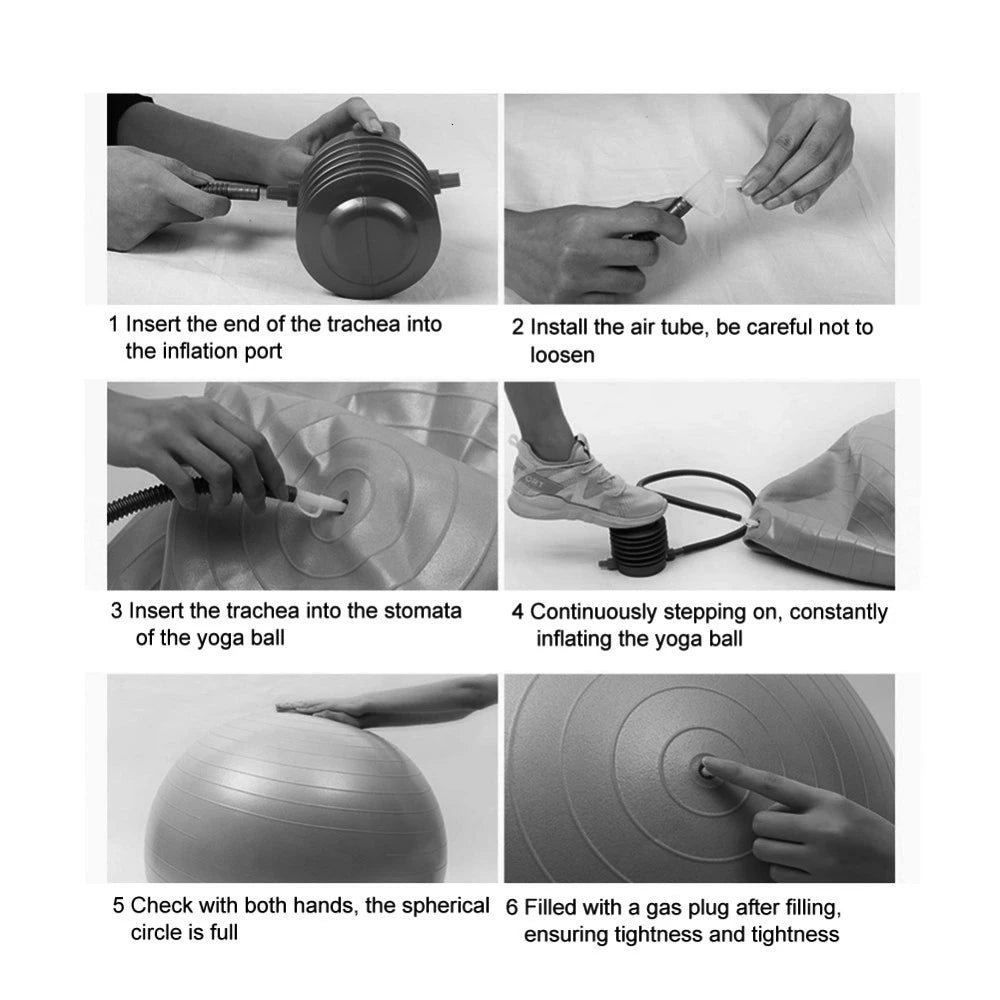 Anti Slip Large Gym Grade Birthing Ball for Pregnancy, Fitness, Balance, Workout and Physical Therapy Easy Clean Yoga Ball
