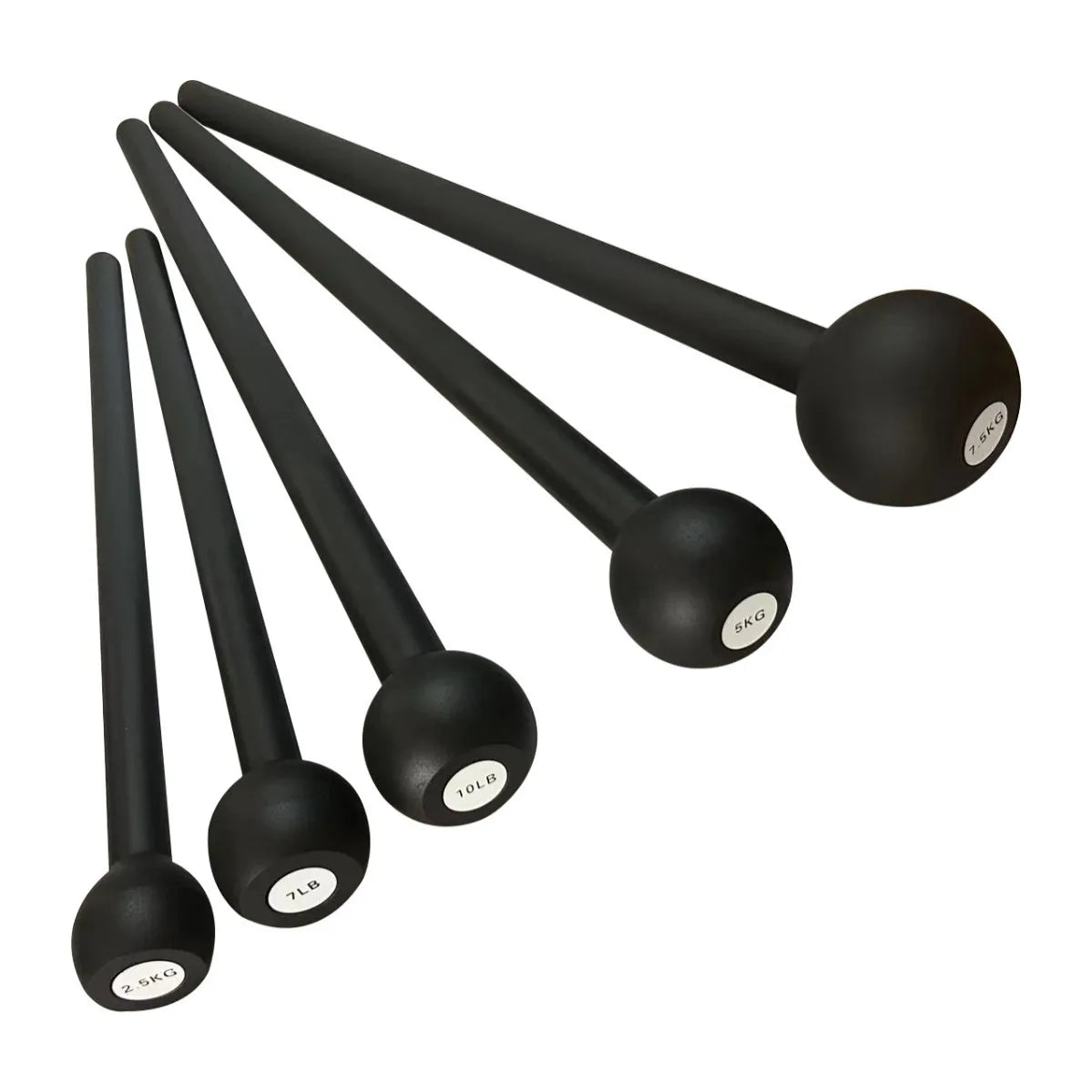 2.5kg Weighted Bar for Strength Training, Shoulder, Grips & Forearms Workouts - Gym Hammer with Multiple Size